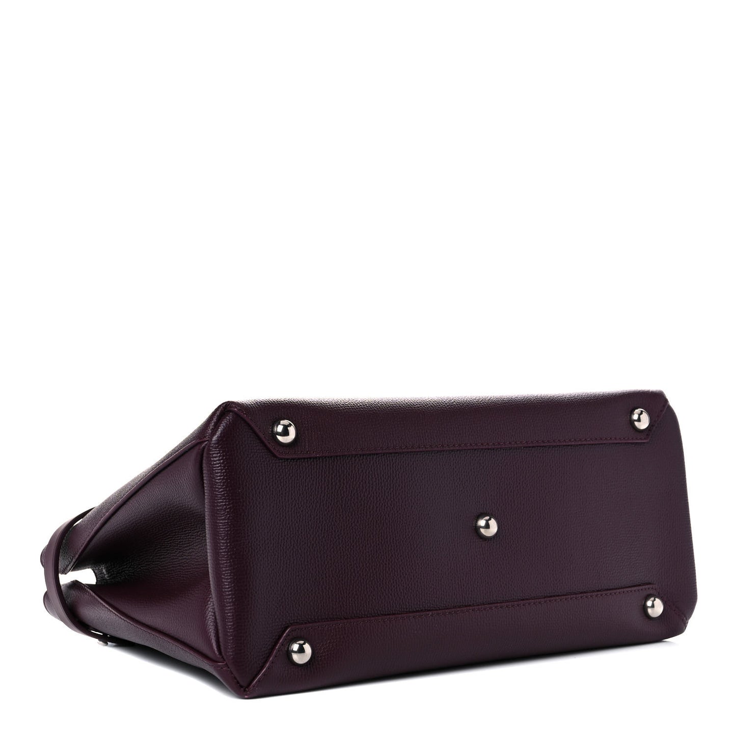 Derby Calfskin House Check Medium Banner Tote Burgundy