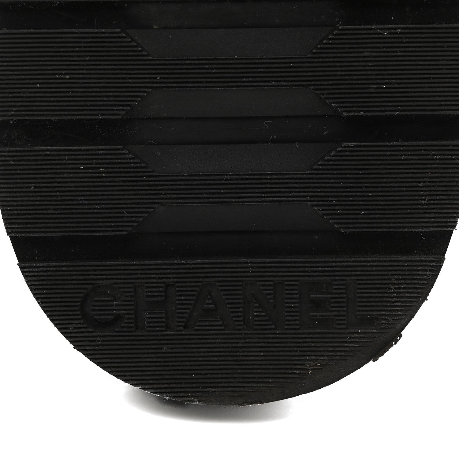Chanel Calfskin Cap Toe CC Riding Boots 39 Black 21 of 25