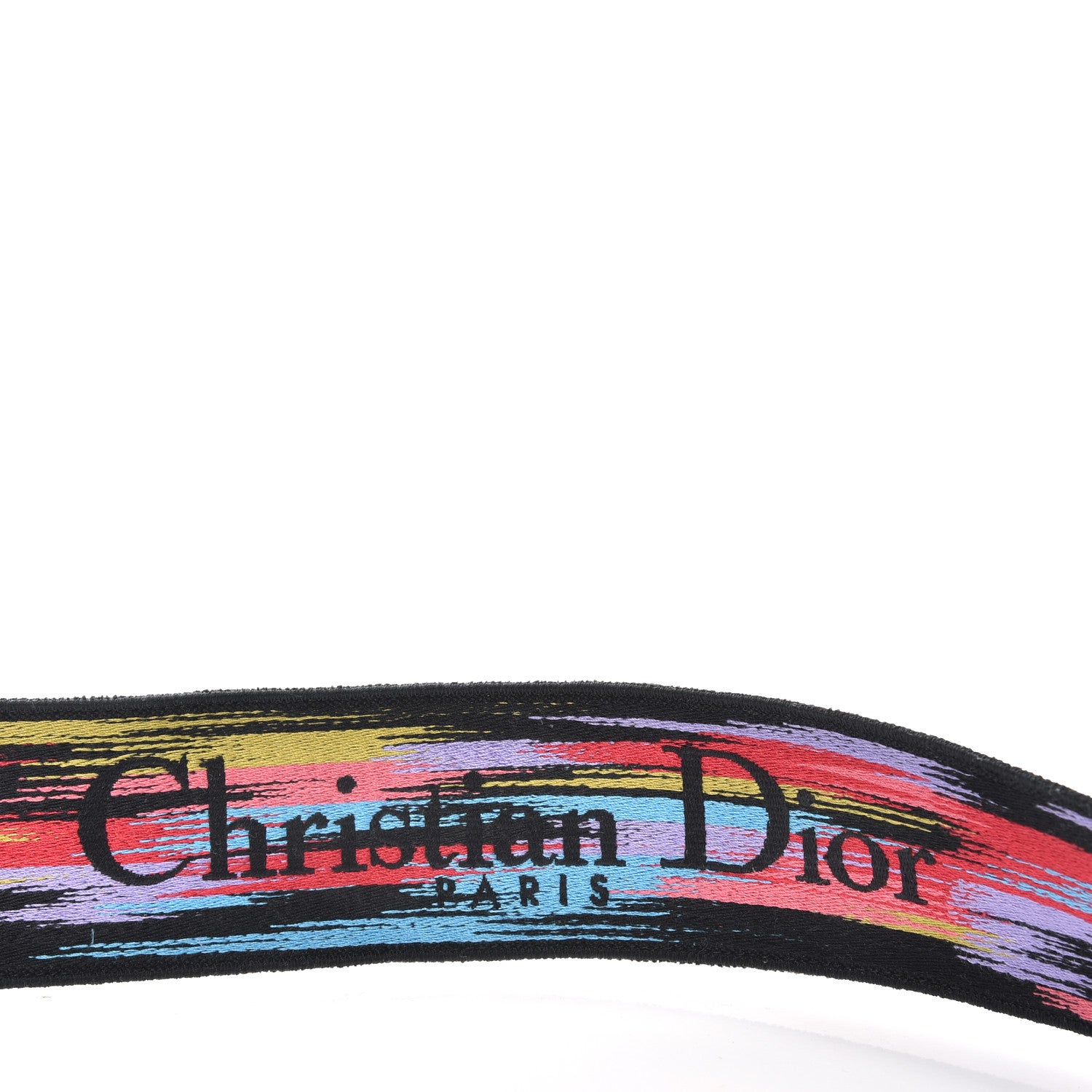 Christian Dior Canvas Embroidered Mille Fleurs Shoulder Strap Multicolor 4 of 5