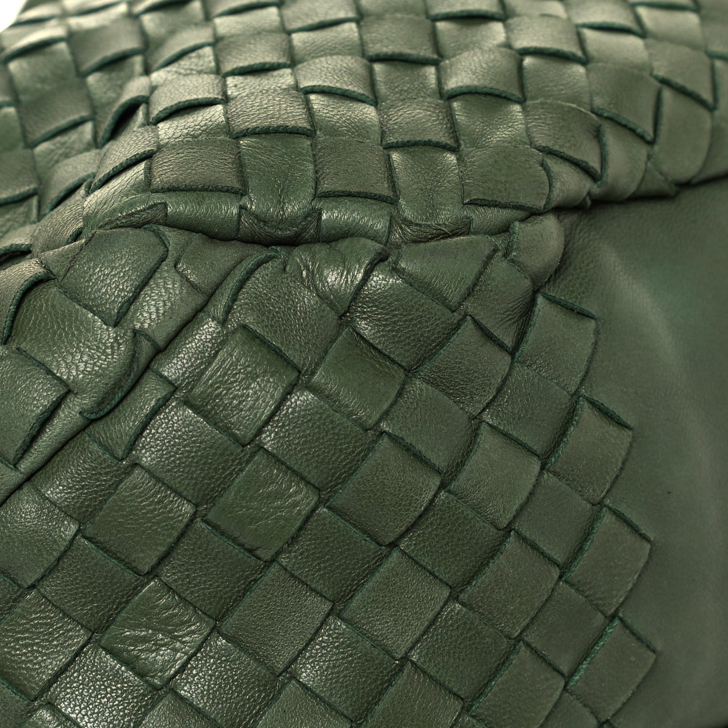 Nappa Intrecciato Medium Campana Moss