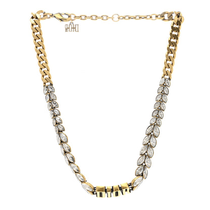 Christian Dior Metal Crystal Dio(r)evolution Choker Gold 2 of 5