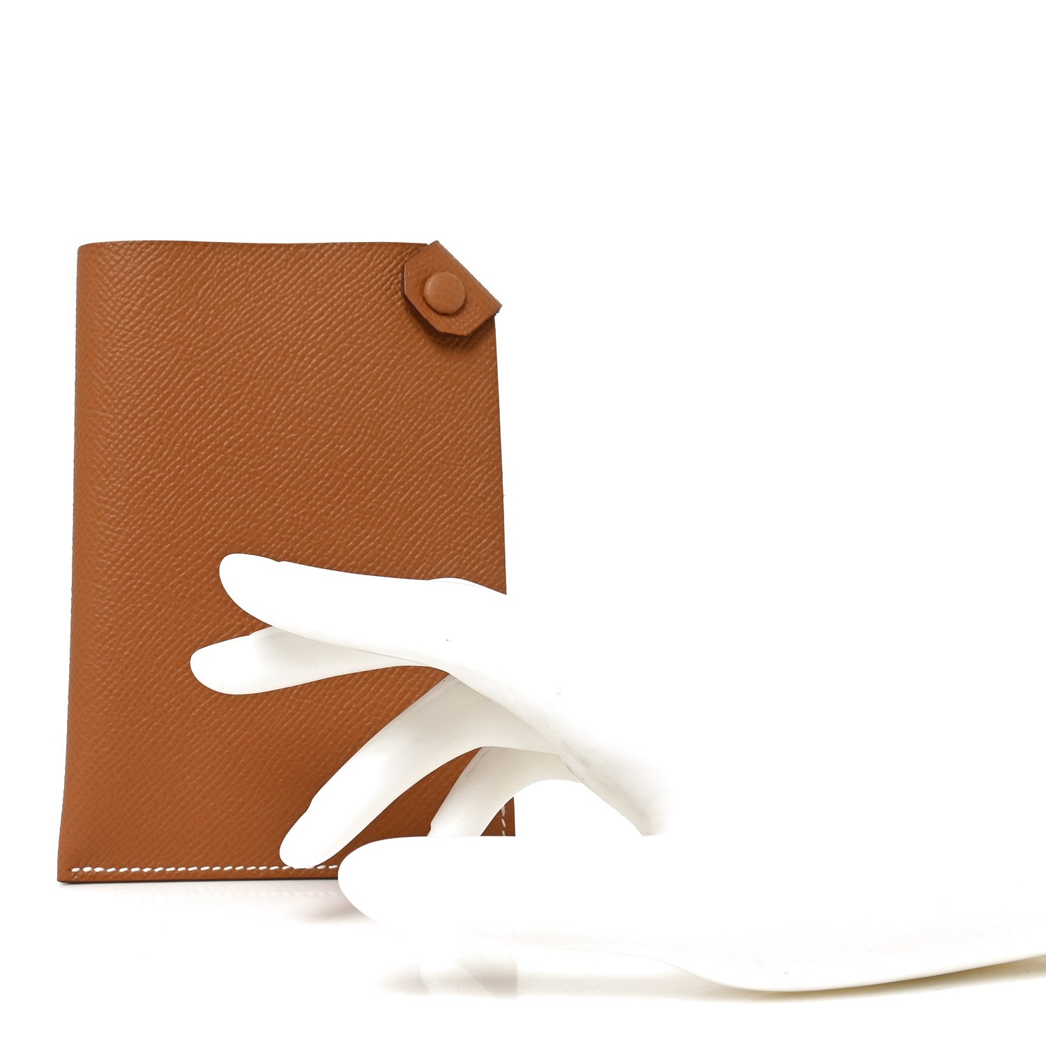 Hermes Epsom Tarmac PM Passport Holder Gold 2 of 8