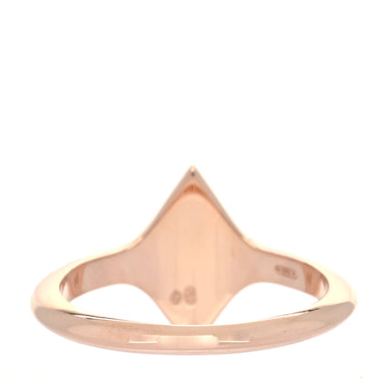 Hermes 18K Rose Gold Gambade H Band Ring 53 6.25 3 of 5