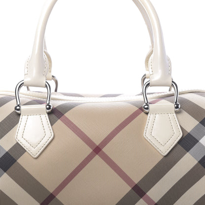 Burberry Nova Check Bowling Bag White 15 of 15