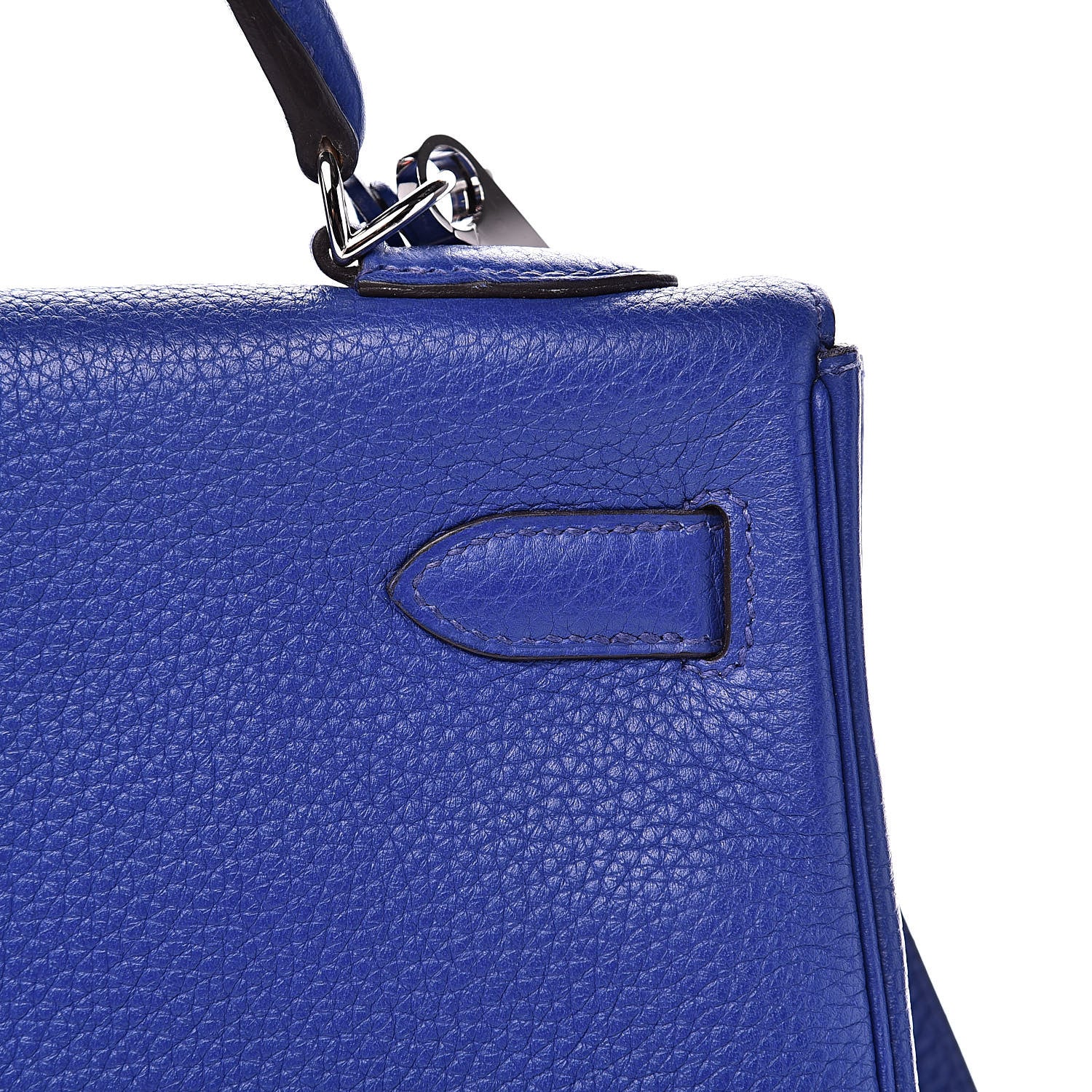 Hermes Togo Kelly Retourne 32 Bleu Electrique 22 of 37