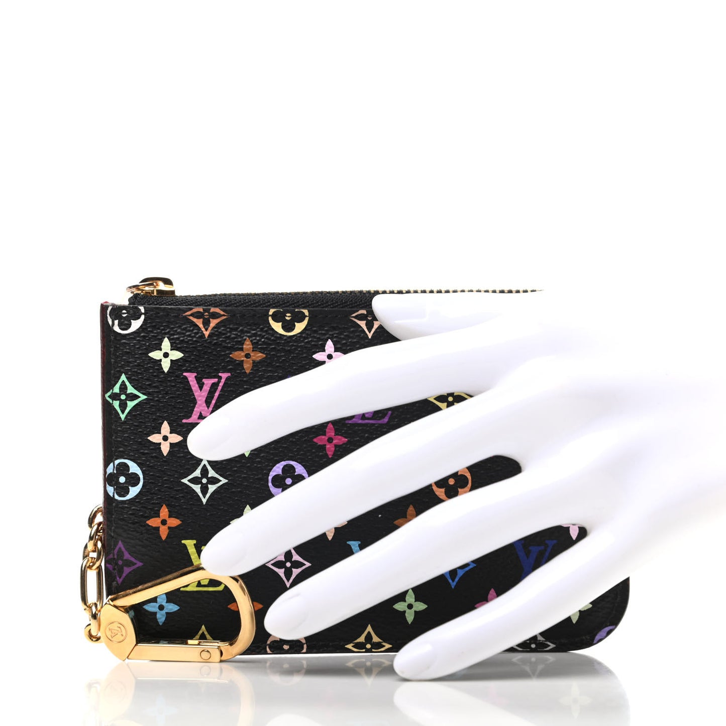 Monogram Multicolor Key Pouch Black Grenade