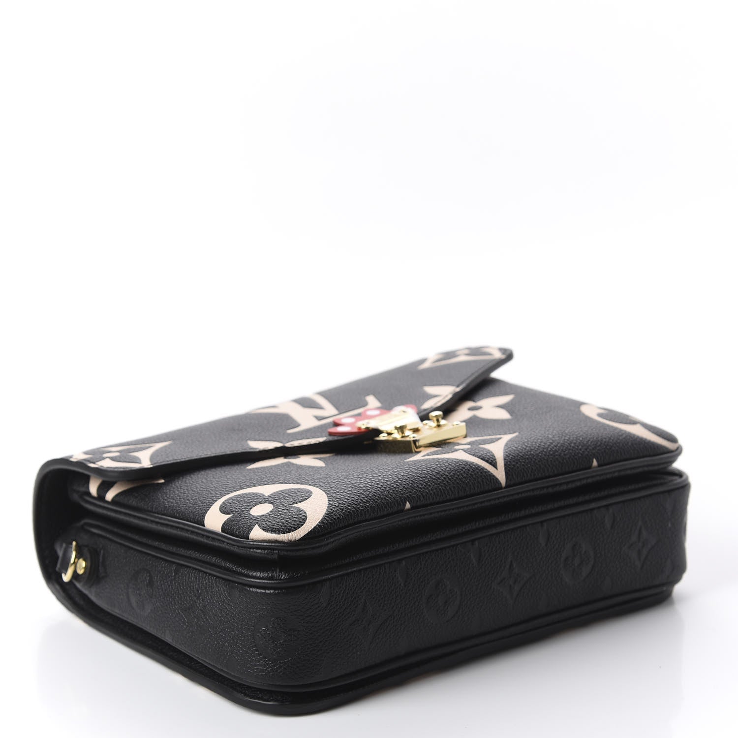 Louis Vuitton Empreinte Monogram Giant Crafty Pochette Metis Black Creme 3 of 8