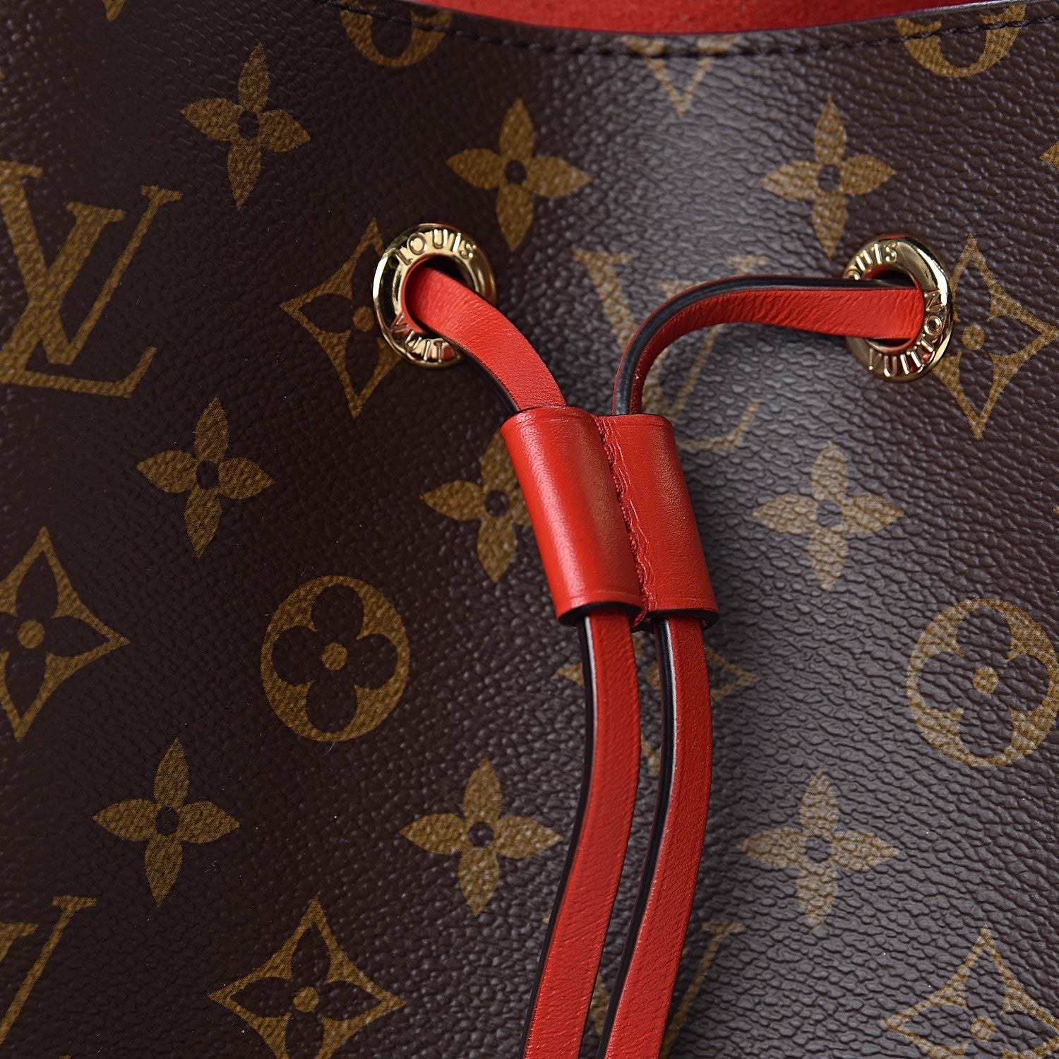 Louis Vuitton Monogram Neonoe MM Coquelicot 9 of 9