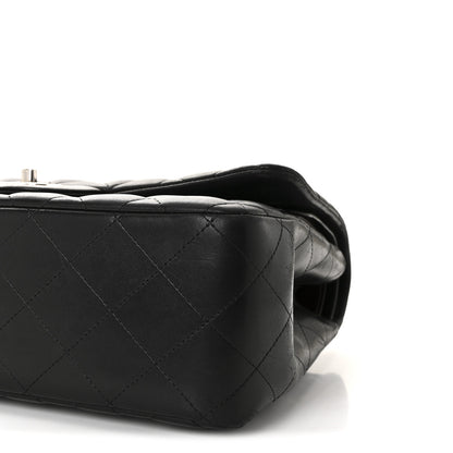 Chanel Lambskin Quilted Jumbo Double Flap Black 10 of 10