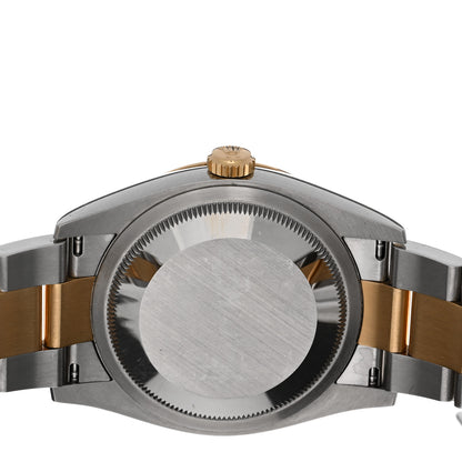 Rolex Stainless Steel 18K Yellow Gold 36mm Oyster Perpetual Datejust Watch Golden Palm 126233 4 of 5