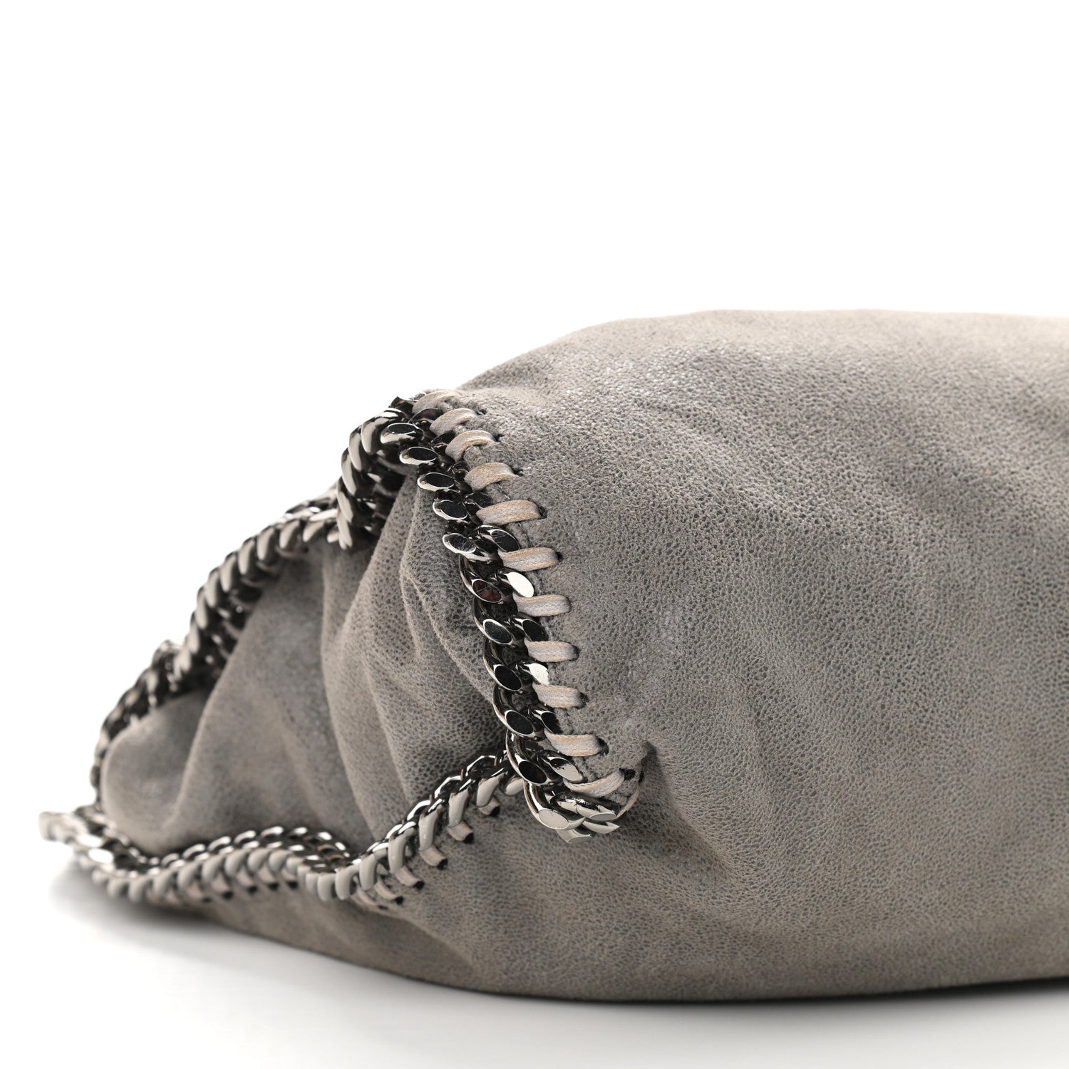 Stella McCartney Shaggy Deer Falabella Fold Over Tote Grey 8 of 11