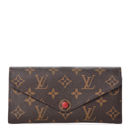 Louis Vuitton Monogram Josephine Wallet Red 1 of 8
