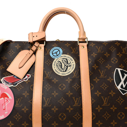 Louis Vuitton Monogram World Tour Keepall Bandouliere 50 7 of 12