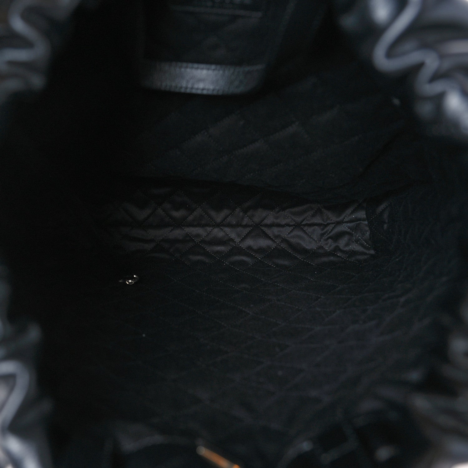Chanel Shiny Calfskin Quilted Chanel 22 Backpack Black 5 of 9