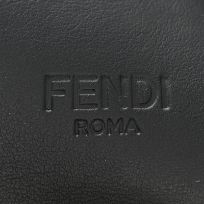 Fendi Shearling Calfskin FF Strap Black Tobacco 3 of 6