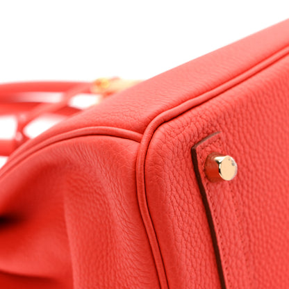 Hermes Togo Birkin 30 Capucine 10 of 11