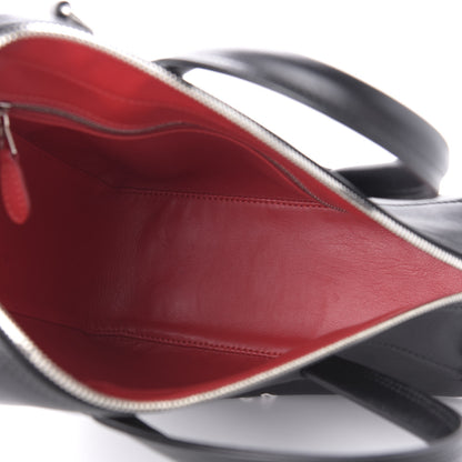 Balenciaga Calfskin S Triangle Duffle Black 6 of 10