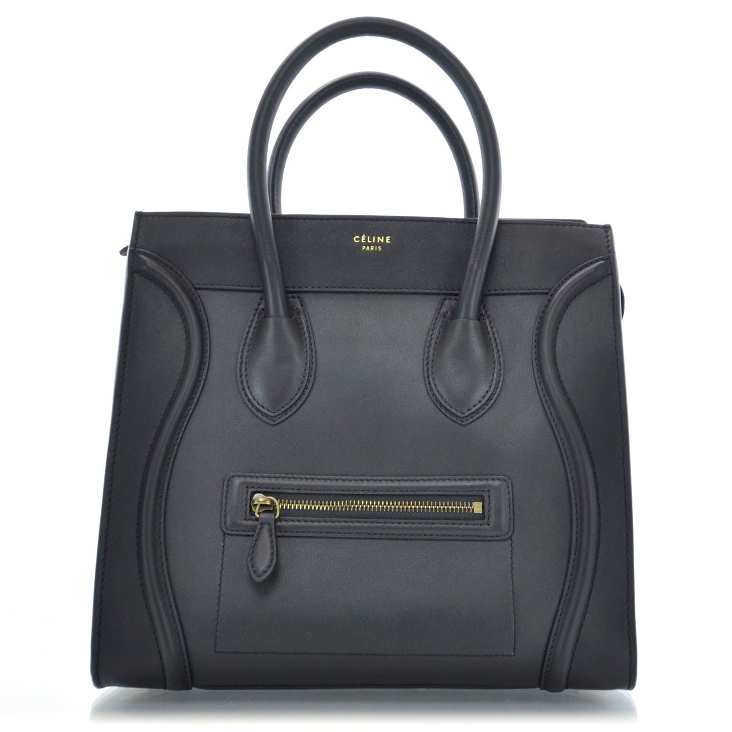 Smooth Calfskin Mini Luggage Black