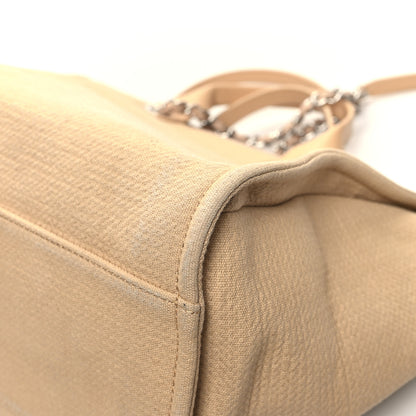 Chanel Mixed Fibers Medium Deauville Tote Beige 14 of 16