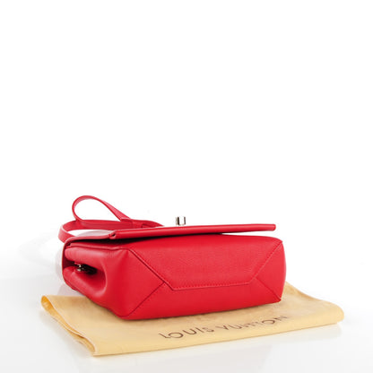 Louis Vuitton Calfskin Lockme II Chain Bag BB Rubis 4 of 7
