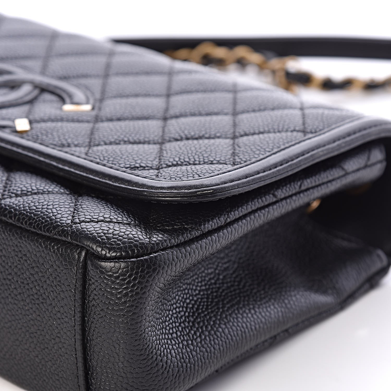 Chanel Caviar Quilted Medium CC Filigree Flap Black 12 of 15