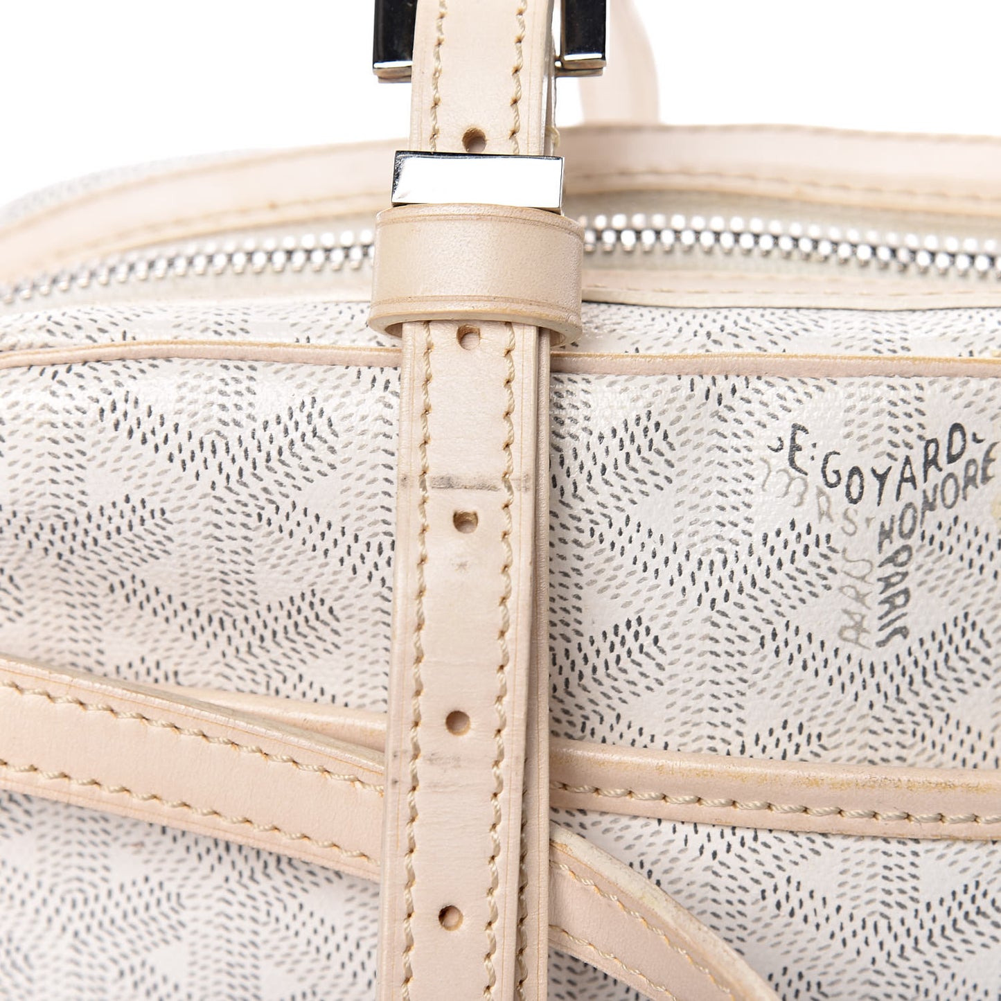 Goyardine Sac Cap Vert White