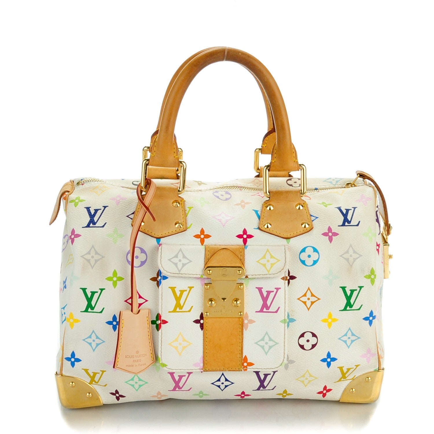 Louis Vuitton Monogram Multicolor Speedy 30 White 1 of 9