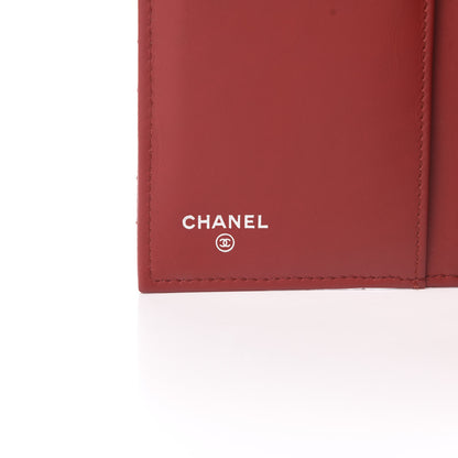 Chanel Caviar Quilted Long Flap Wallet Red 6 of 10
