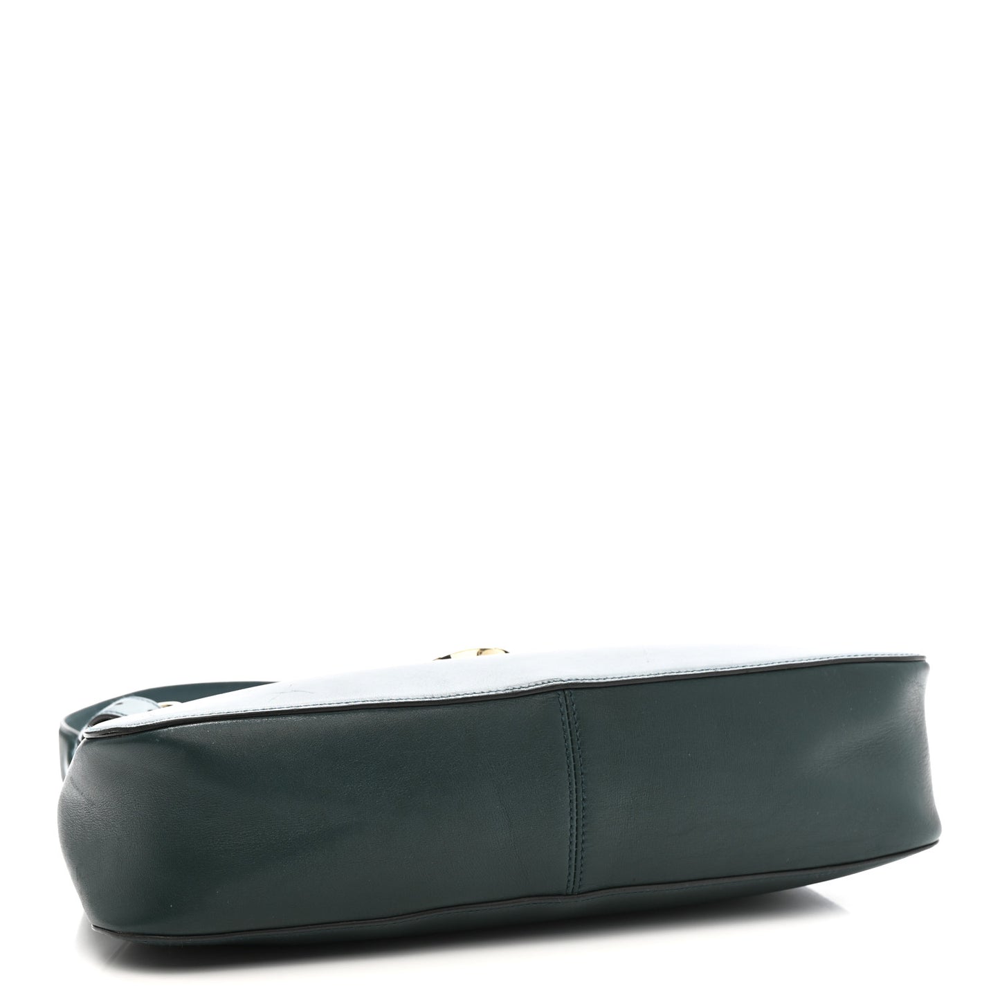 Calfskin Small Fanisa Gancini Hobo Green