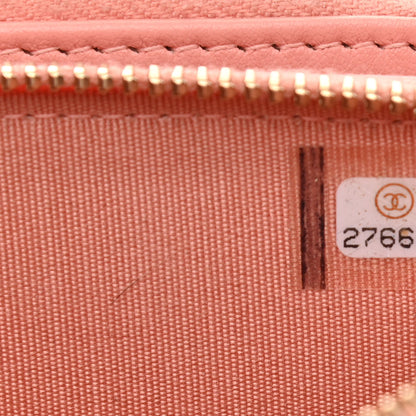 Chanel Caviar Quilted Small Boy Clutch With Chain Light Pink 9 of 12