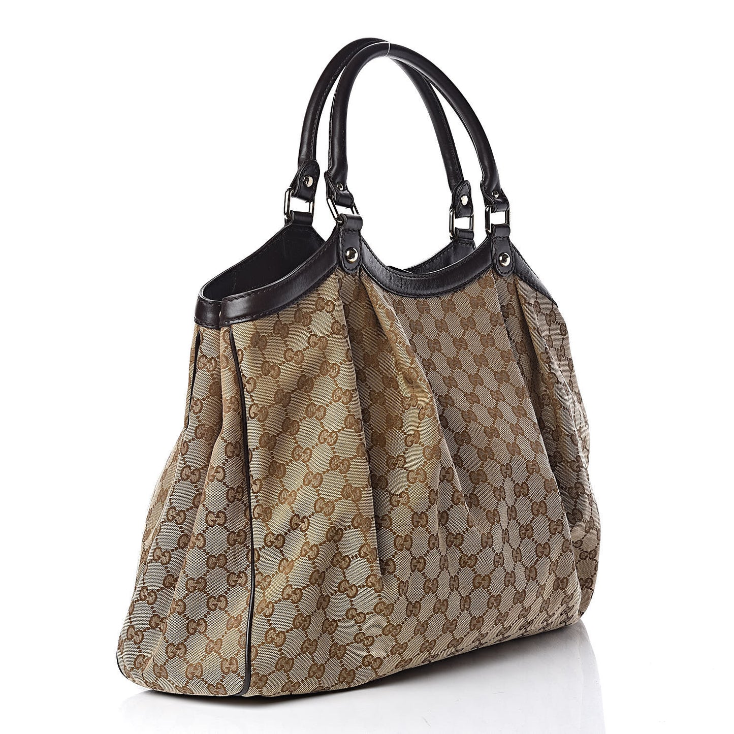 Monogram Large Sukey Tote Dark Brown