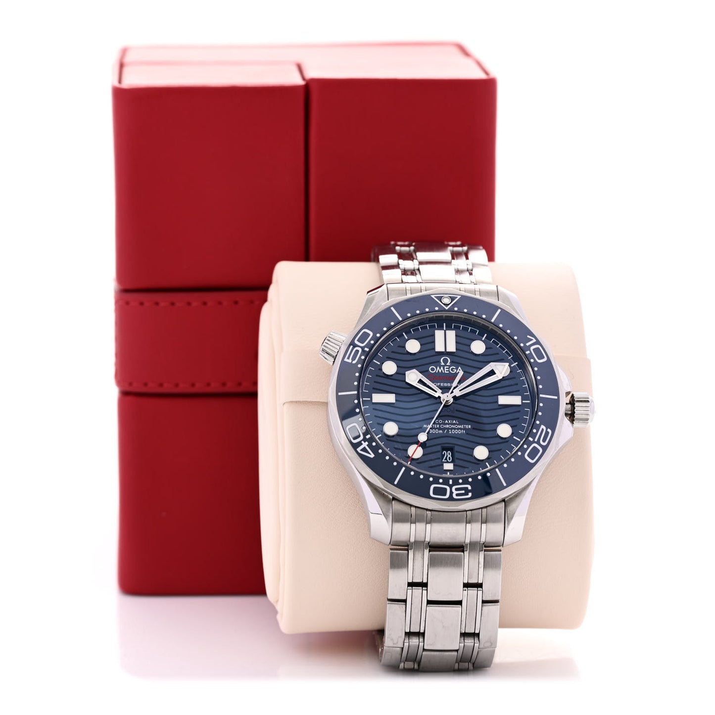 Stainless Steel 42mm Seamaster Diver 300M Automatic Watch Blue 210.30.42.20.03.001 Blue