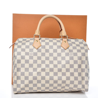 Louis Vuitton Damier Azur Speedy 30 8 of 8