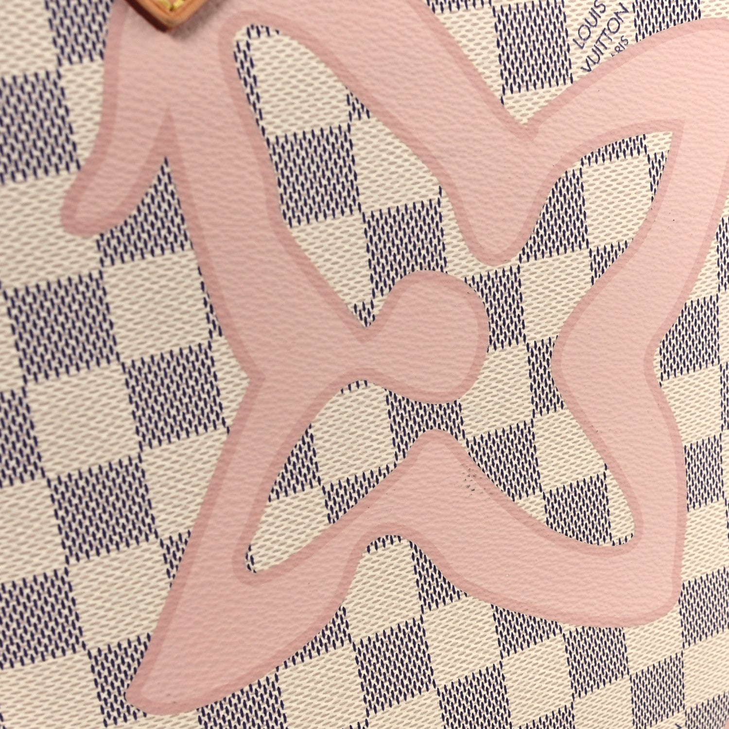 Louis Vuitton Damier Azur Tahitienne Neverfull MM 14 of 14