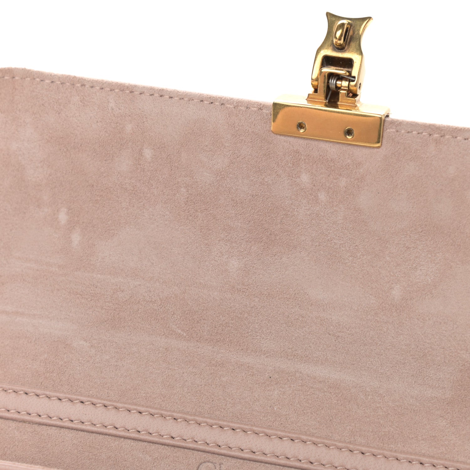Christian Dior Lambskin Cannage Studded Dioraddict Wallet on Chain Clutch Nude 13 of 13