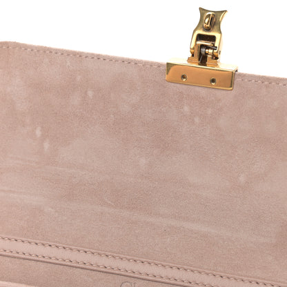 Christian Dior Lambskin Cannage Studded Dioraddict Wallet on Chain Clutch Nude 13 of 13