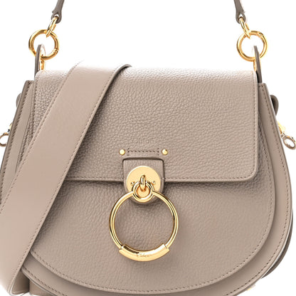 Chloe Calfskin Large Tess Bag Motty Grey 8 of 16