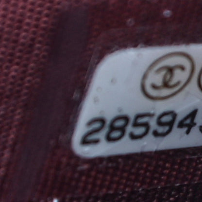 Chanel Lambskin Quilted Infinity Wallet On Chain WOC Burgundy 8 of 11