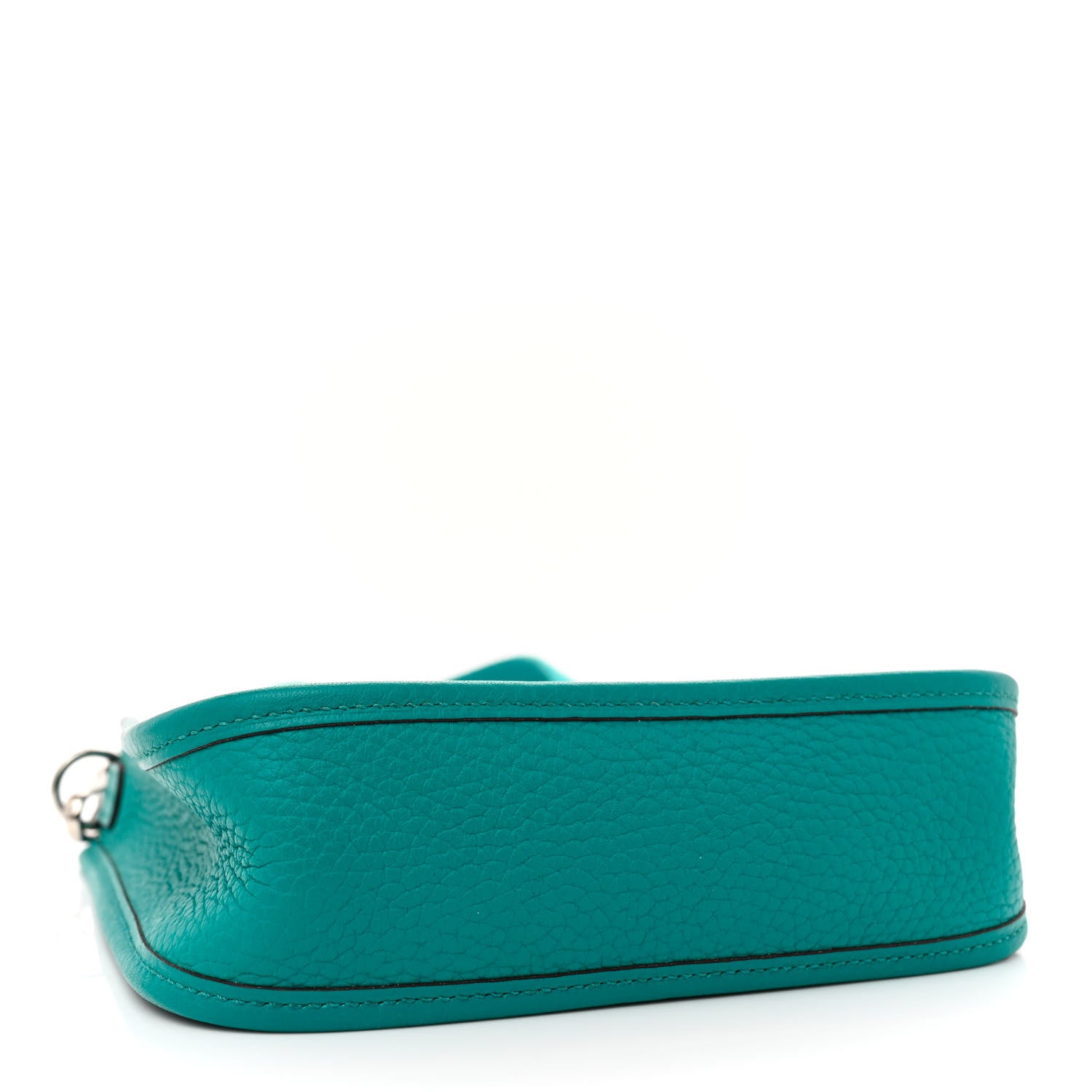 Hermes Taurillon Clemence Evelyne TPM Bleu Paon 4 of 11