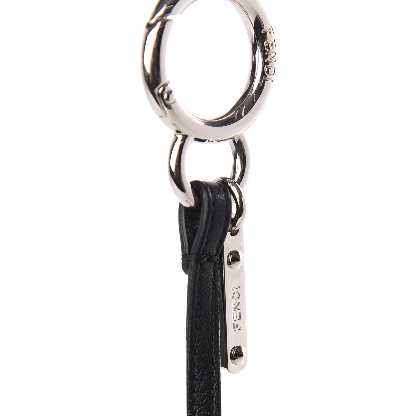 Mink Fox Goat Fur Mini Karlito Bag Charm Pink