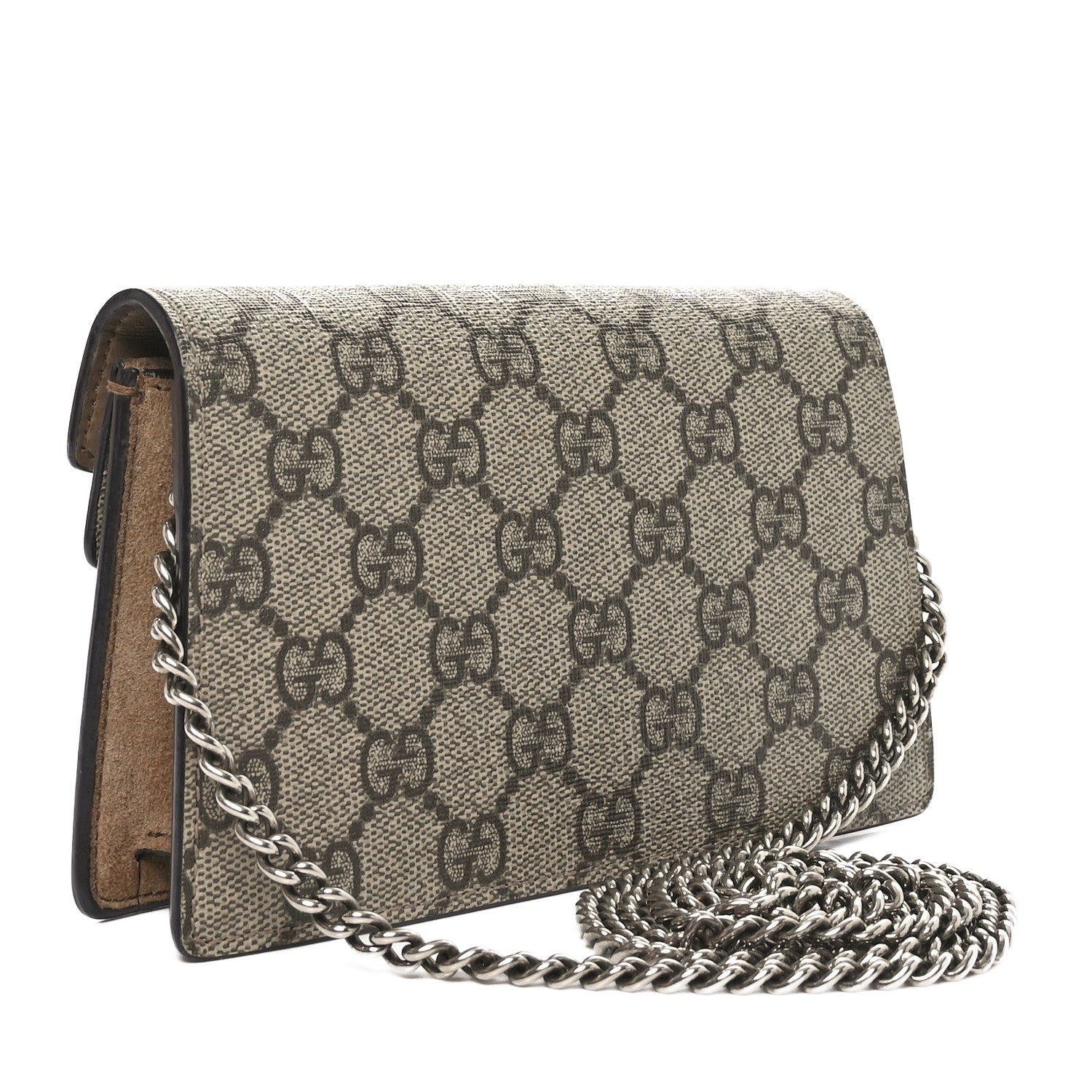 Gucci GG Supreme Monogram Super Mini Dionysus Shoulder Bag Taupe 3 of 10