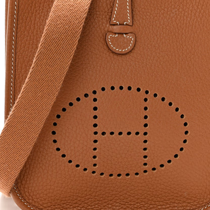 Hermes Taurillon Clemence Evelyne TPM Gold 8 of 11