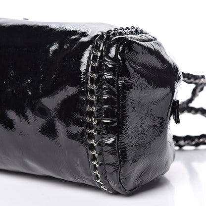 Chanel Patent Medium Luxe Ligne Bowler Black 11 of 12