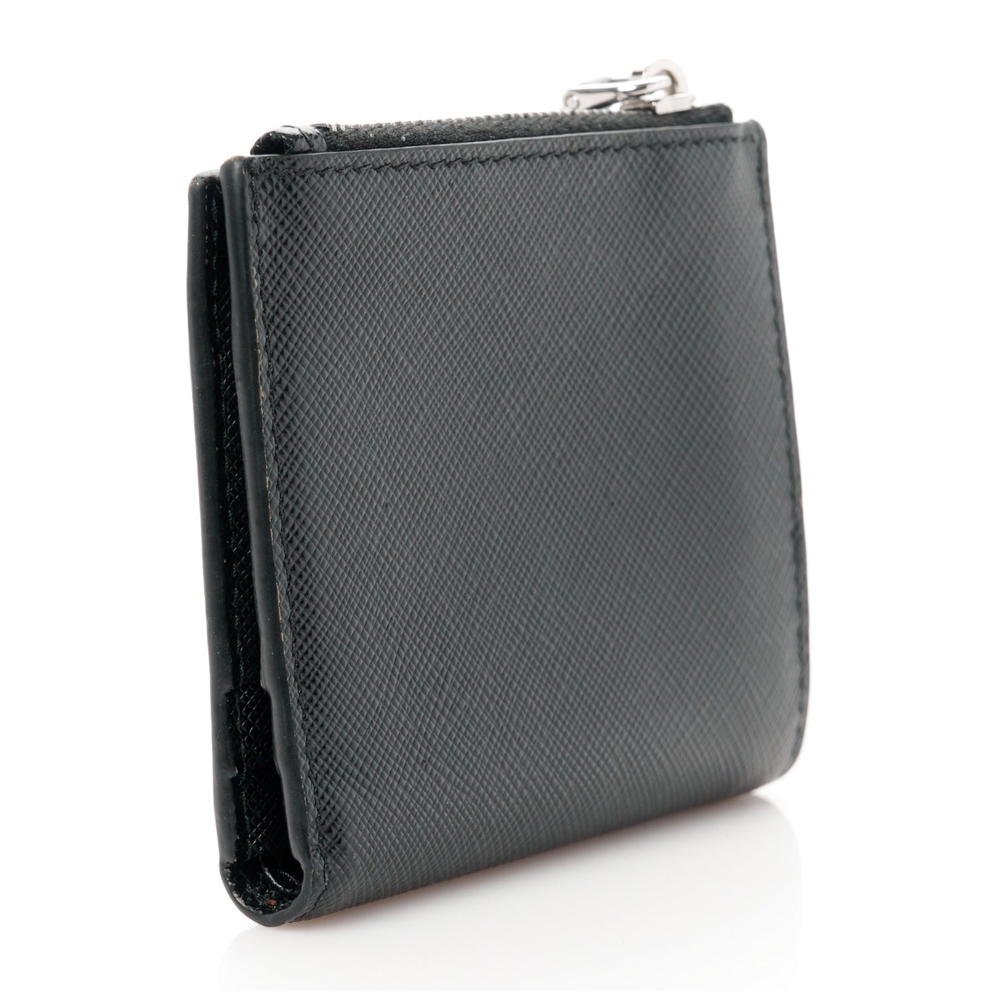 Saffiano Small Compact Wallet Black