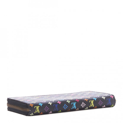 Louis Vuitton Monogram Multicolor Zippy Wallet Black 3 of 8