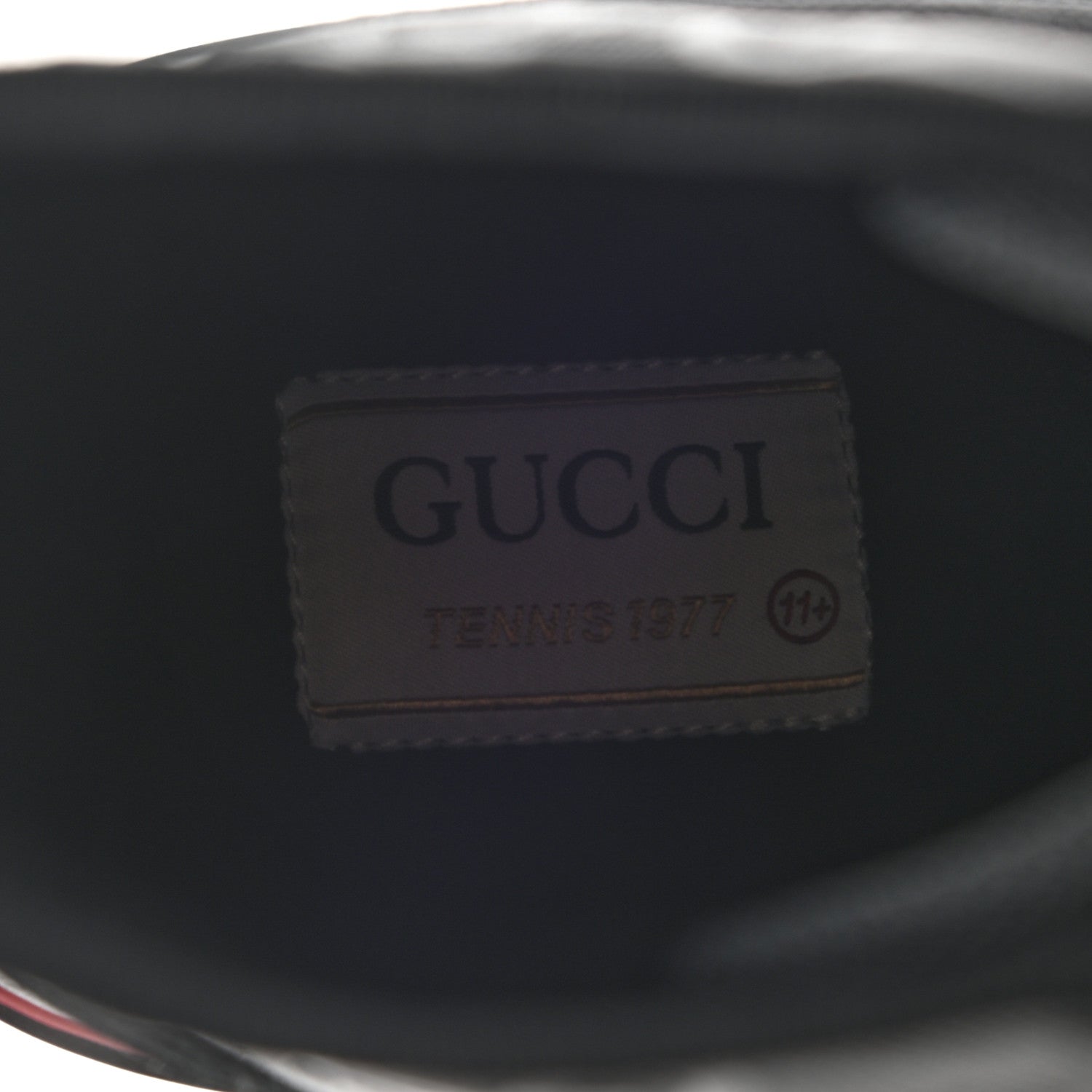 Gucci Econyl Nylon Web Monogram Off The Grid Mens 1977 Tennis High Top Sneakers 11.5 Black 7 of 10