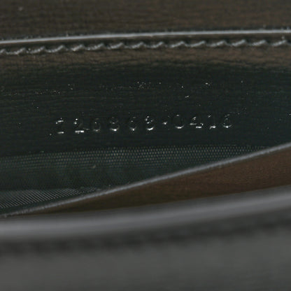 Gucci Azalea Calfskin Web Monochrome Horsebit 1955 Wallet On Strap Black 7 of 10