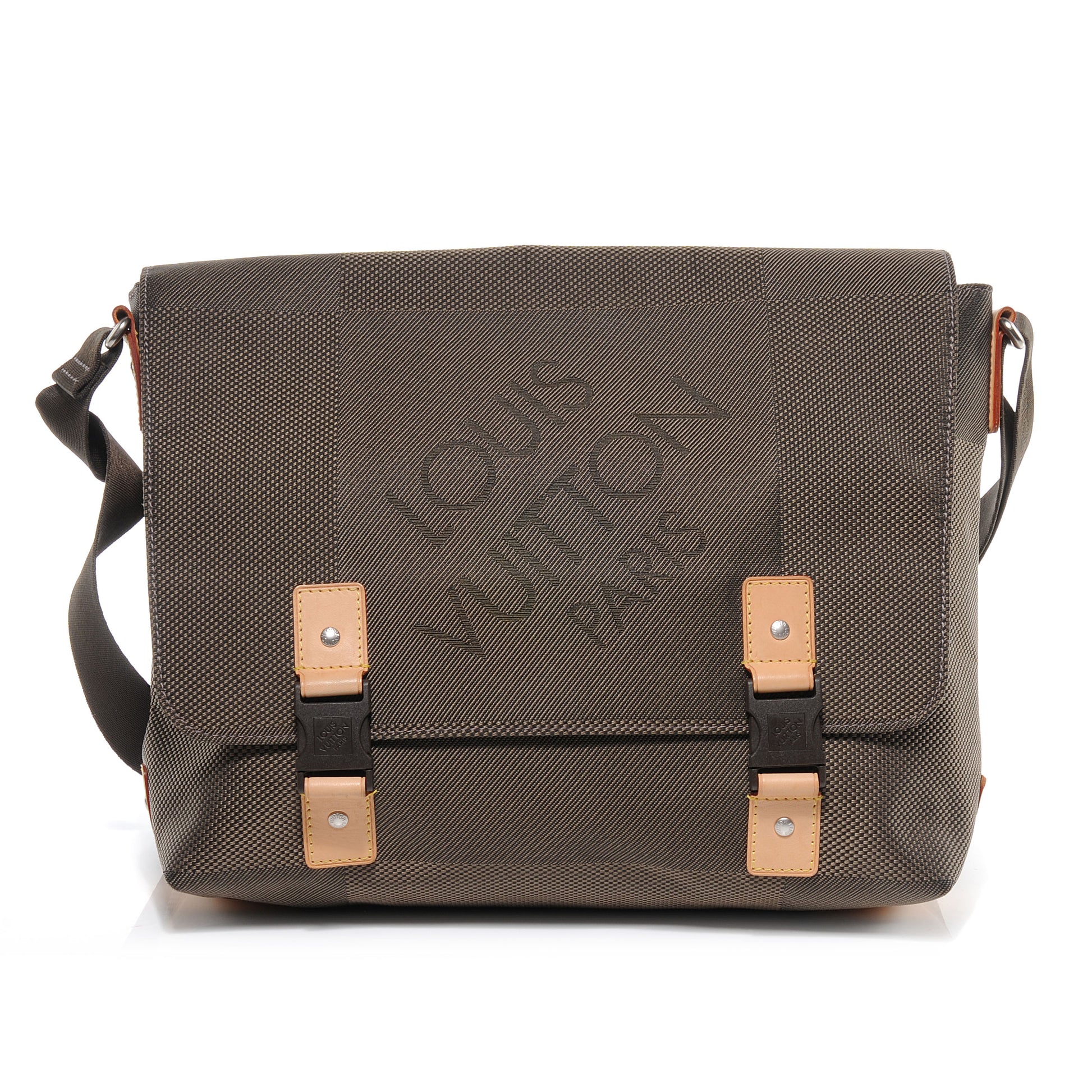 Louis Vuitton Damier Geant Loup Messenger Bag Earth 1 of 7