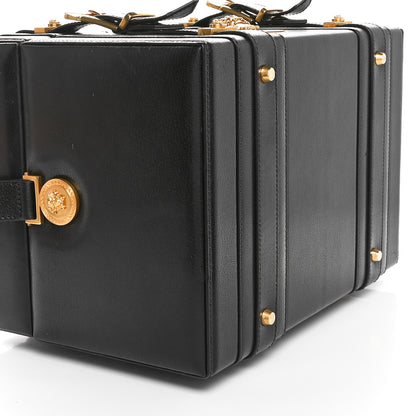 Versace Calfskin Medusa Vanity Train Case Black 9 of 10