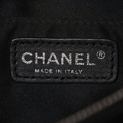 Chanel Lambskin Quilted Tri-Color Flap Red White Black 5 of 10